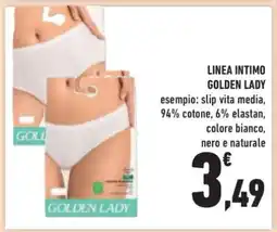 Conad Superstore LINEA INTIMO GOLDEN LADY offerta