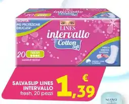 Conad SALVASLIP LINES INTERVALLO offerta