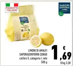 Conad LIMONI DI AMALFI SAPORI&DINTORNI CONAD offerta