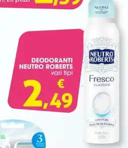 Conad Deodoranti Neutro Roberts offerta