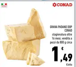 Conad Grana Padano DOP Conad offerta