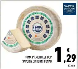 Conad Toma Piemontese DOP offerta
