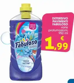 Conad Detersivo pavimenti FABULOSO offerta