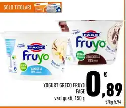 Conad Yogurt Greco Fruyo Fage offerta