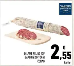 Conad Salame Felino IGP offerta