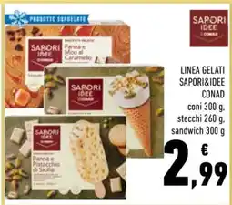 Conad LINEA GELATI SAPORI&IDEE CONAD offerta