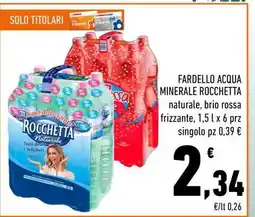 Conad Fardello Acqua Minerale Rocchetta offerta