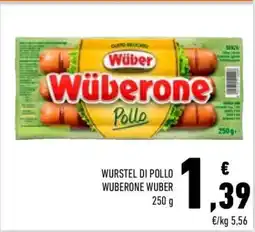 Conad Würstel di Pollo Wuberone Wuber offerta