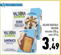 Conad GELATO VEGETALE VALSOIA offerta