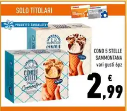 Cono 5 Stelle Sammontana
