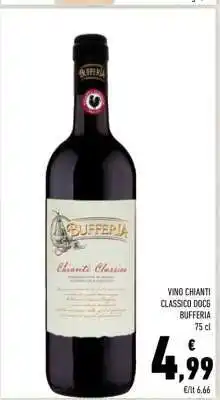 Conad VINO CHIANTI CLASSICO DOCG BUFFERIA offerta