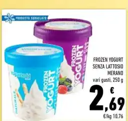 Conad FROZEN YOGURT SENZA LATTOSIO MERANO offerta