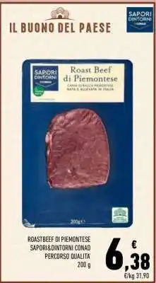 Conad ROASTBEEF DI PIEMONTESE offerta