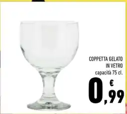 Conad COPPETTA GELATO IN VETRO offerta