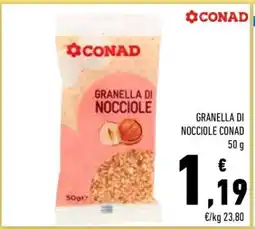Conad GRANELLA DI NOCCIOLE CONAD offerta