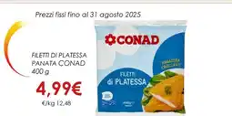 Conad FILETTI DI PLATESSA PANATA CONAD offerta
