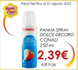 Conad PANNA SPRAY DOLCE DECORO CONAD offerta