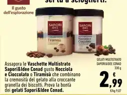 Conad GELATI MULTISTRATO SAPORI&IDEE CONAD offerta