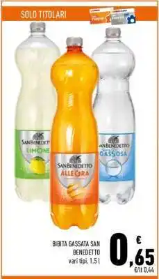 Conad BIBITA GASSATA SAN BENEDETTO offerta