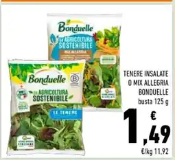 Conad TENERE INSALATE O MIX ALLEGRIA BONDUELLE offerta