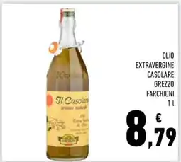Conad Olio Extravergine Casolare Grezzo Farchioni offerta