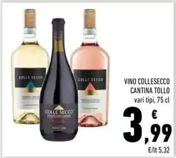 Conad Vino Collesecco Cantina Tollo offerta