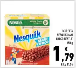 Conad Barretta Nesquik Maxi Choco Nestlé offerta