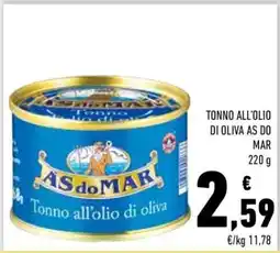 Conad Tonno all'olio di oliva As do Mar offerta