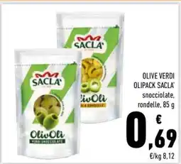 Conad OLIVE VERDI OLIPACK SACLA' offerta