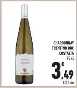 Conad Chardonnay Trentino DOC Costalta offerta