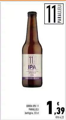 Conad BIRRA IPA 11 PARALLELI offerta