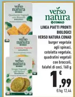 Conad LINEA PIATTI PRONTI BIOLOGICI VERSO NATURA CONAD offerta