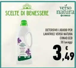 Conad Detersivo liquido per lavatrice Verso Natura Conad Eco offerta