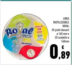 Conad LINEA RIUTILIZZABILE ROYAL offerta