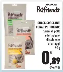 Conad SNACK CROCCANTI CONAD PETFRIENDS offerta