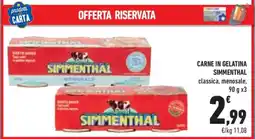 Conad Carne in gelatina Simmenthal offerta