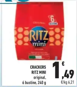 Conad CRACKERS RITZ MINI offerta