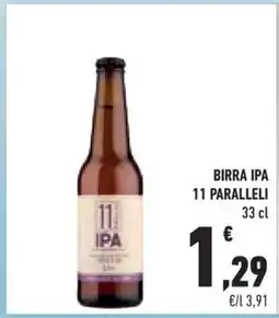 Conad BIRRA IPA 11 PARALLELI offerta