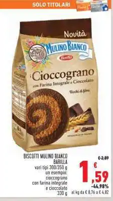 Conad Biscotti Mulino Bianco Barilla offerta
