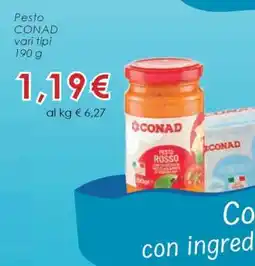 Conad PESTO CONAD vari tipi offerta