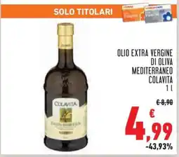 Conad OLIO EXTRA VERGINE DI OLIVA MEDITERRANEO COLAVITA offerta