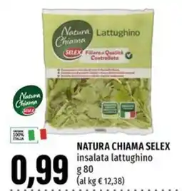 Emi Supermercati NATURA CHIAMA SELEX insalata lattughino offerta