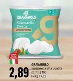 Emi Supermercati GRANAROLO mozzarella alta qualità offerta