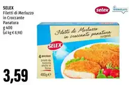 Emi Supermercati SELEX Filetti di Merluzzo in Croccante Panatura offerta