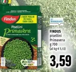 Emi Supermercati FINDUS pisellini Primavera offerta