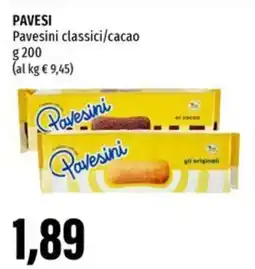 Emi Supermercati PAVESI Pavesini classici/cacao offerta