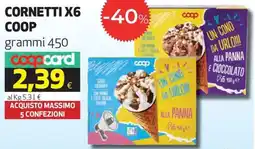 Coop Cornetti x6 COOP offerta