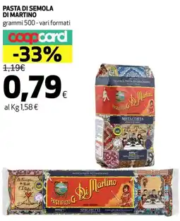 Coop Pasta di semola di MARTINO offerta