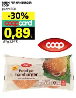 Coop Panini per hamburger COOP offerta