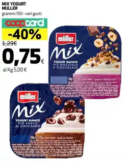 Coop Mix yogurt MULLER offerta